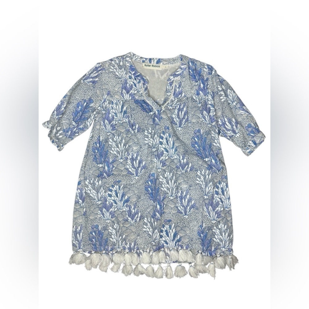 Roller Rabbit Printed Tassel Tunic Kids Size 2